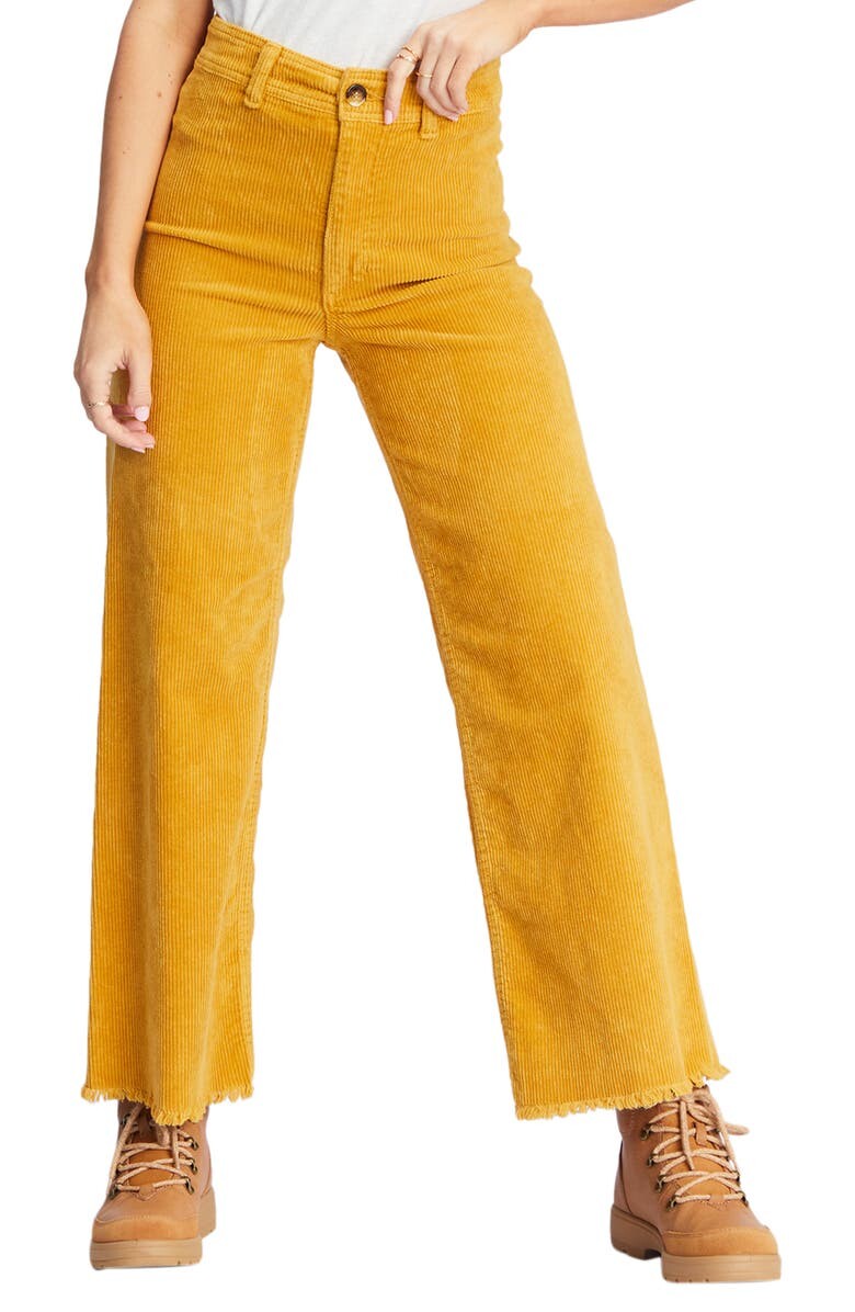 

Широкие вельветовые брюки с высокой талией Free Fall BILLABONG