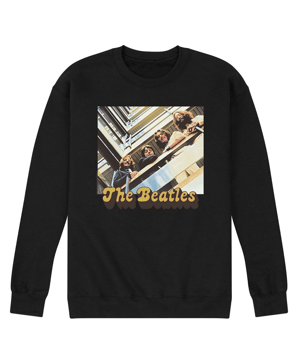 

Мужская флисовая толстовка the beatles group AIRWAVES, черный