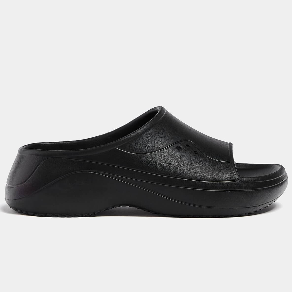 

Сандалии Pull & Bear Rubberised, черный