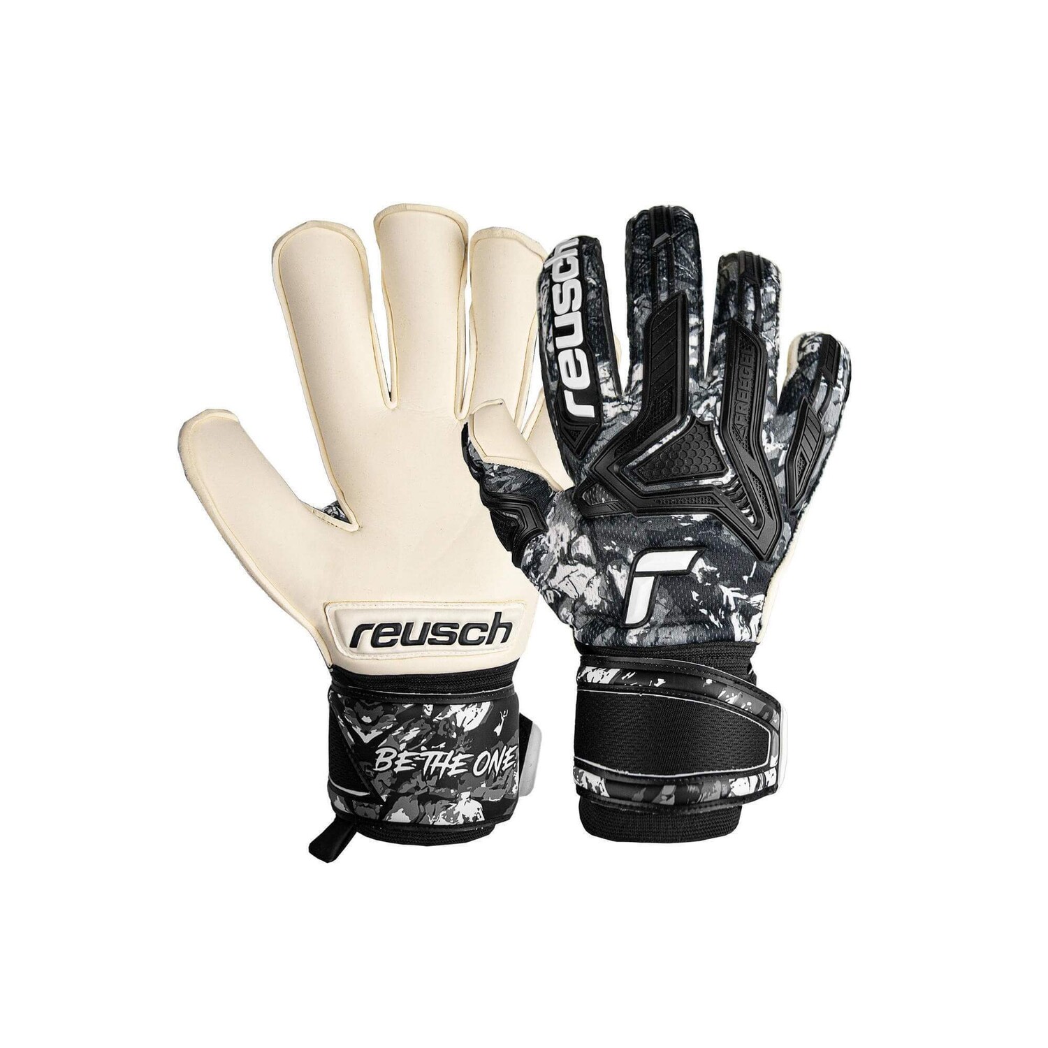 

Вратарские перчатки Reusch Attract Freegel Gold Evolution Cut Unisex, черный/белый