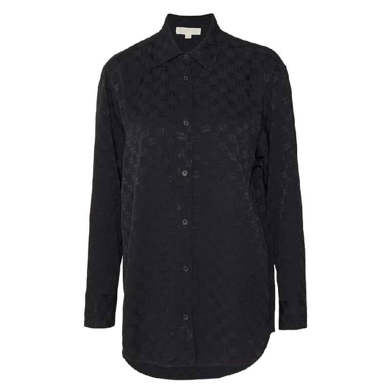 

Рубашка Michael Kors Logo Button Down, черный