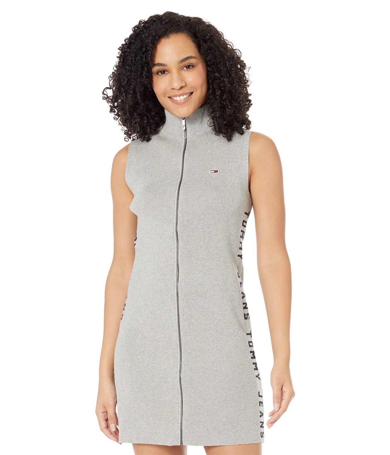 

Платье Tommy Jeans, Sleeveless Zip Front Sweaterdress