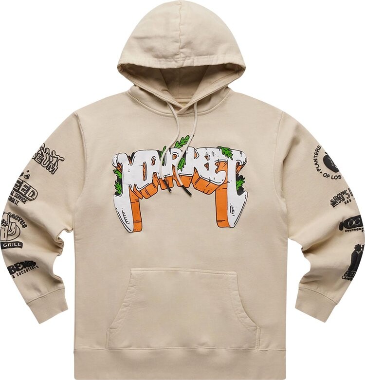 

Худи Market Growclub Hoodie 'Sand', кремовый