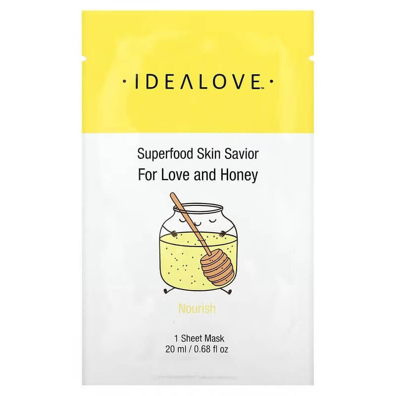 

Косметическая тканевая маска Idealove мед, 1 шт