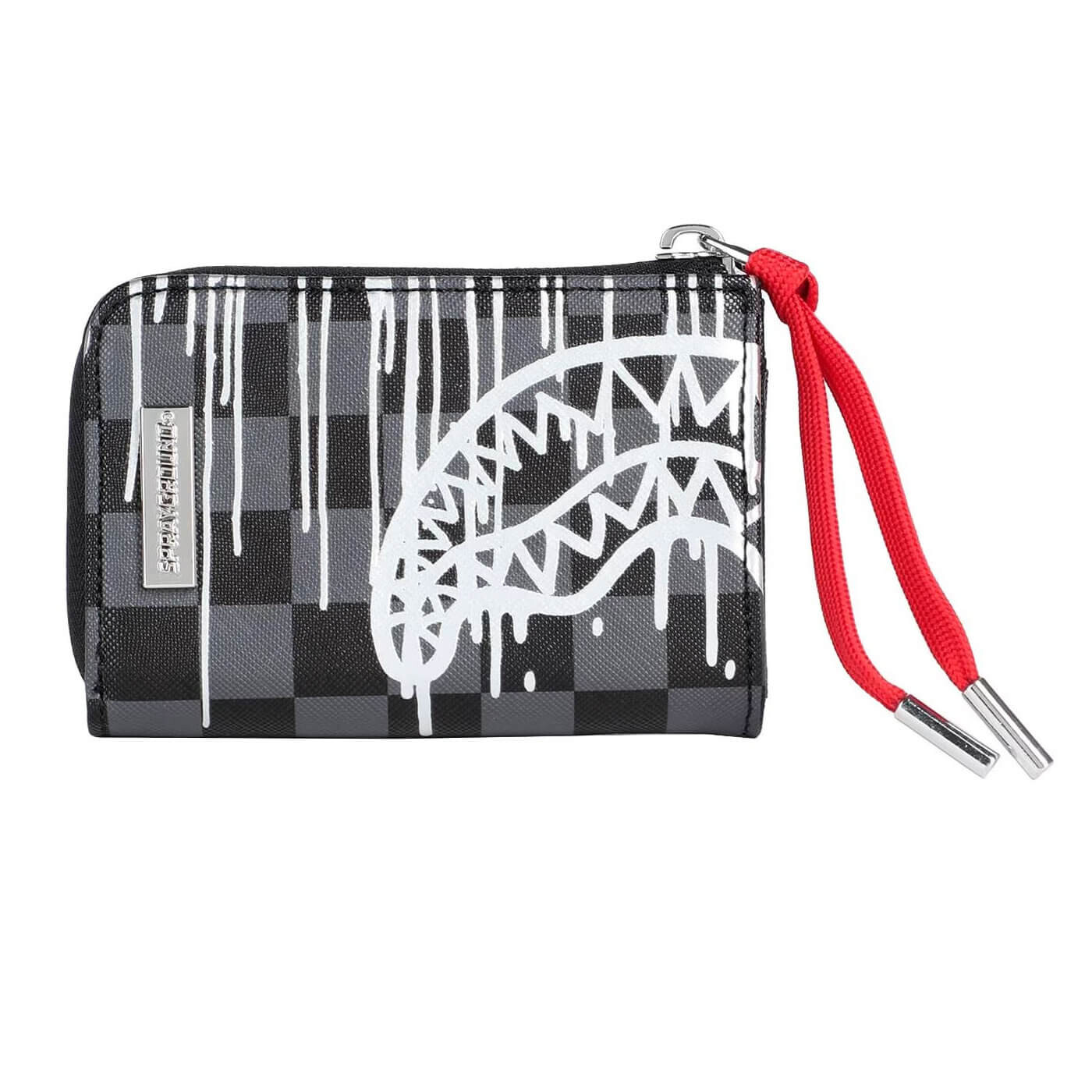 

Кошелек на молнии Sprayground Platinum Drips, черный/серый/красный
