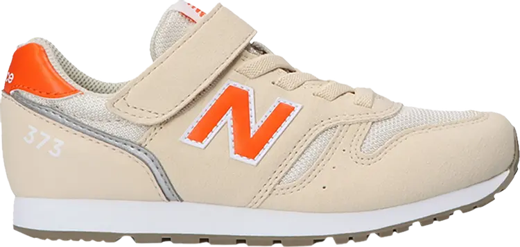 

Кроссовки New Balance 373 Big Kid Wide 'Ivory Orange', кремовый