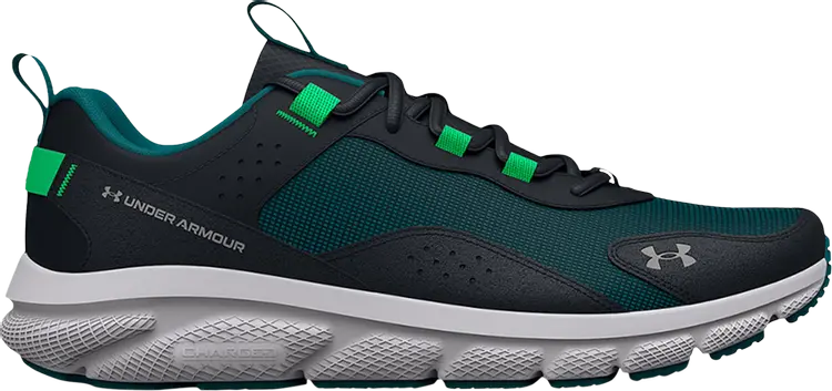

Кроссовки Under Armour Charged Verssert Reflect Black Tourmaline Teal, черный