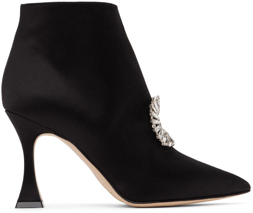 

Черные сапоги Кантита Manolo Blahnik, Черный