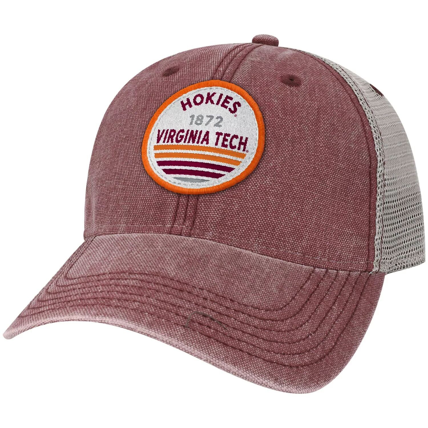 

Мужская бордовая кепка Virginia Tech Hokies Sunset Dashboard Trucker Snapback
