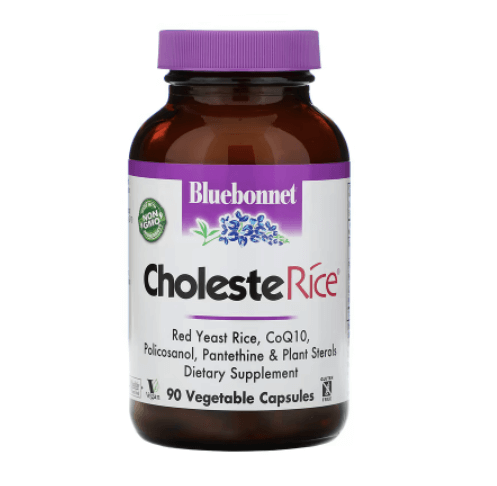 Красный дрожжевой рис CholesteRice 90 капсул Bluebonnet Nutrition
