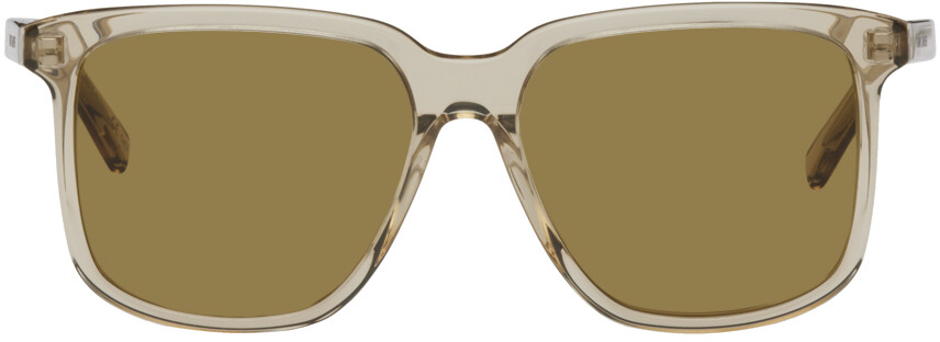 

Желто-коричневые солнцезащитные очки SL 480 Saint Laurent