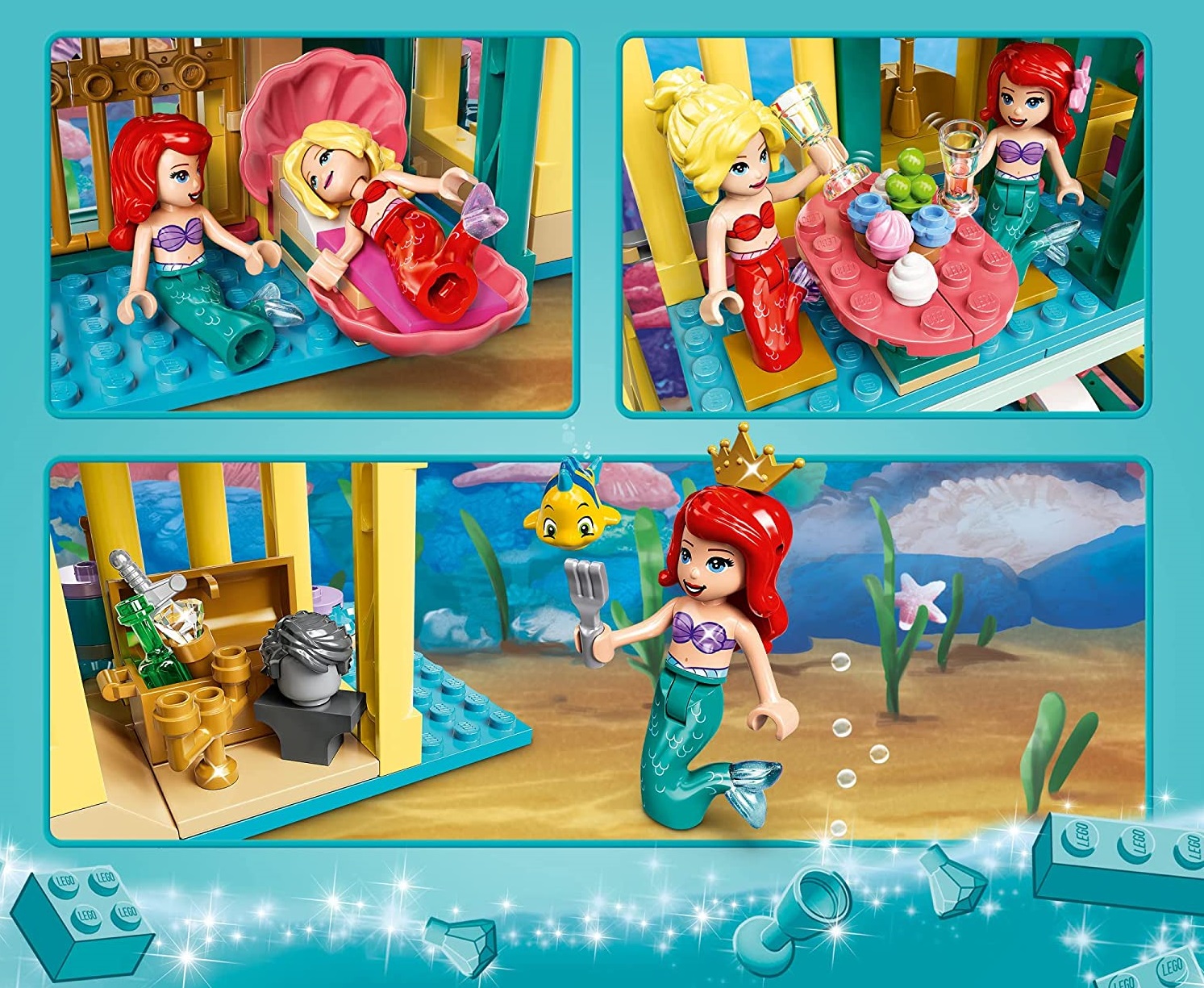 Конструктор LEGO Disney Princess 43207 Подводный дворец Ариэль – купить по  выгодным ценам с доставкой из-за рубежа через сервис «CDEK.Shopping»