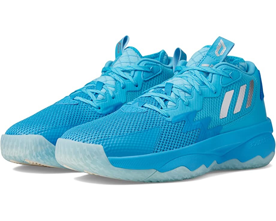 

Кроссовки Dame 8 adidas, сигнально-голубой