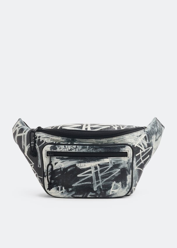 

Ремень BALENCIAGA Explorer Graffiti beltpack, принт