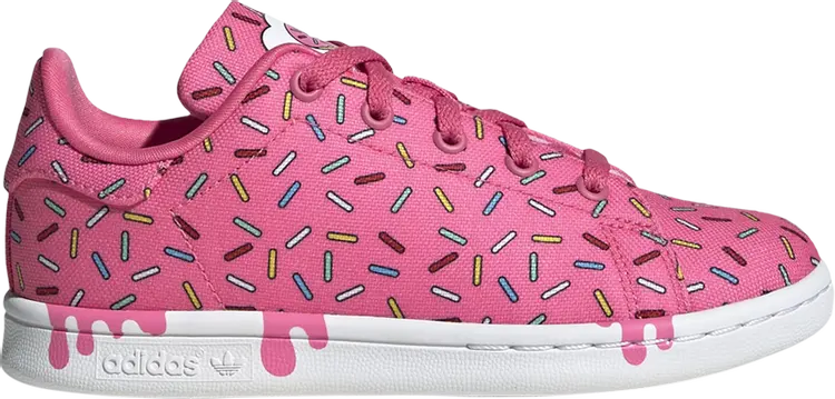 

Кроссовки Adidas The Simpsons x Stan Smith J 'Donut Sprinkles', розовый