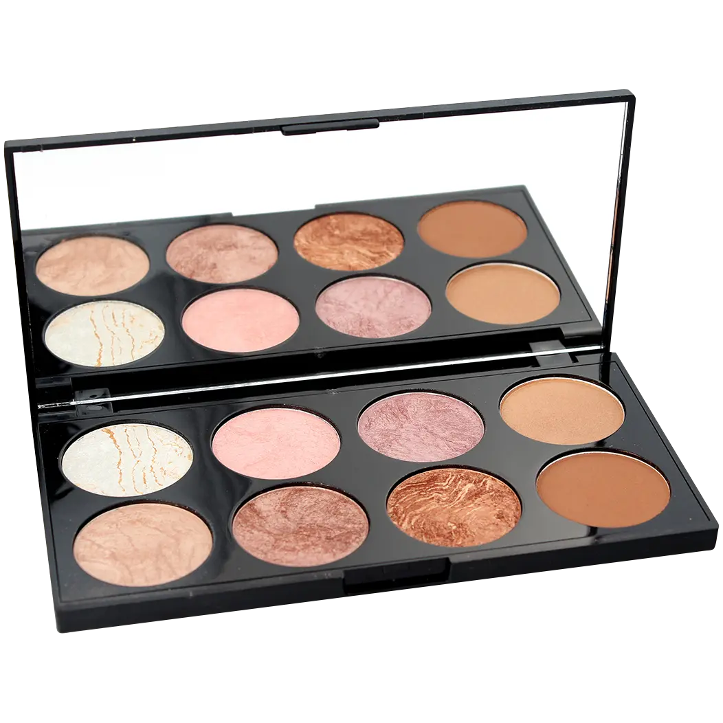 

Revolution Makeup Ultra Blush & Contour Palette палетка румян, бронзаторов и хайлайтеров для лица, 13 г