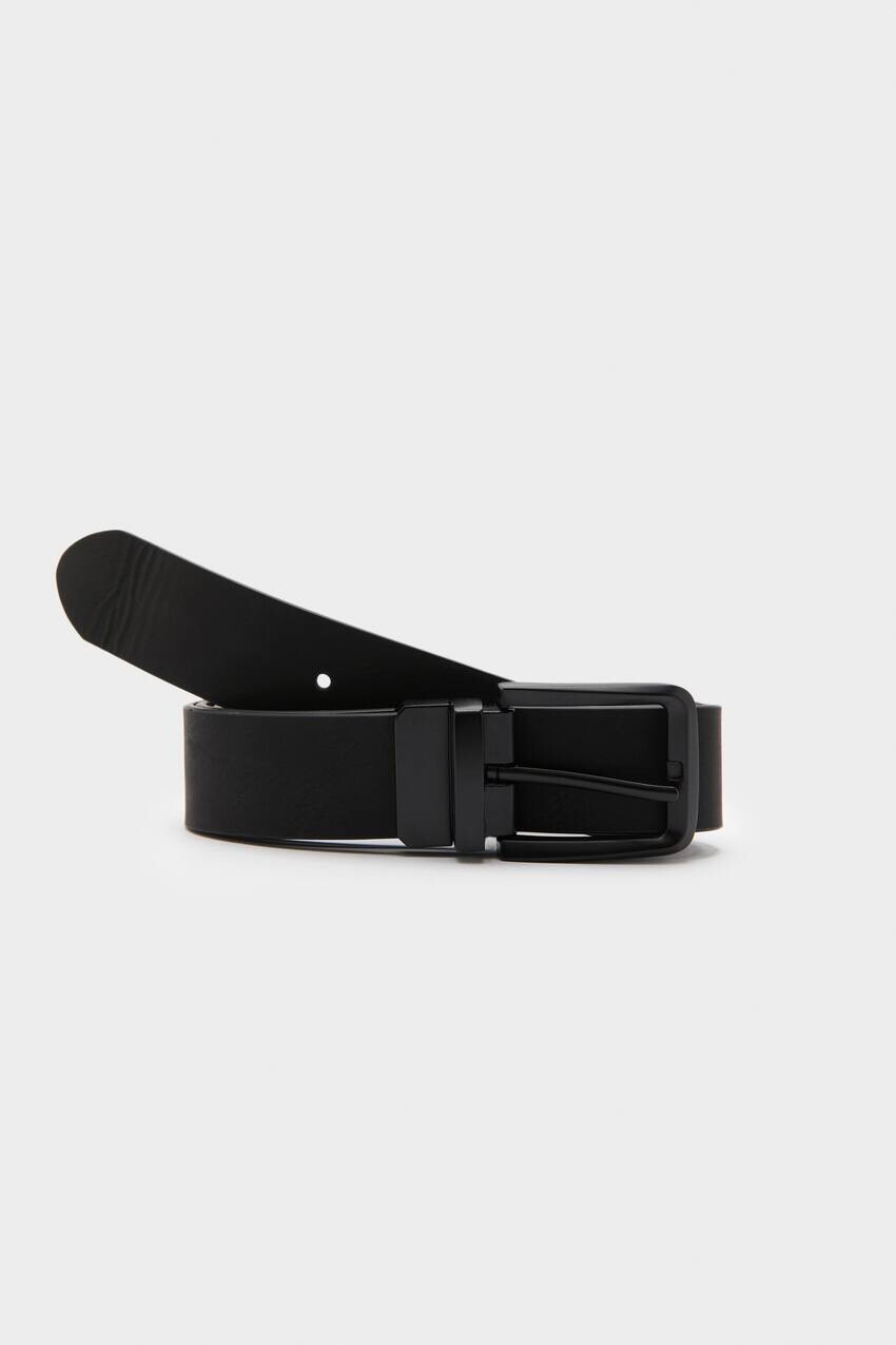 

Двусторонний ремень из искусственной кожи Pull&Bear