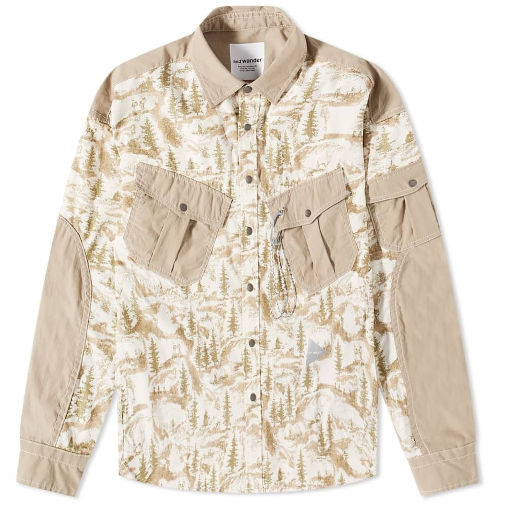 

Рубашка And Wander In The Mountain Printed Shirt