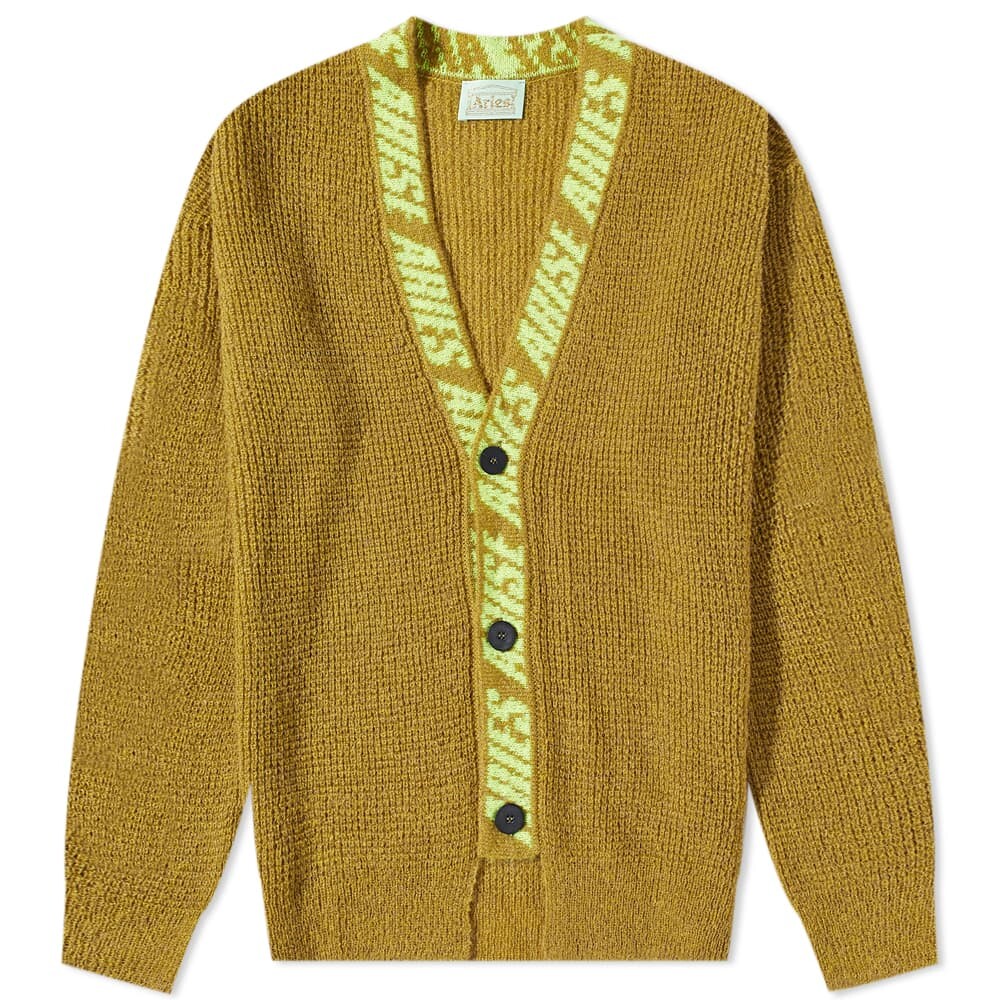 

Джемпер Aries Waffle Knit Cardigan, Коричневый