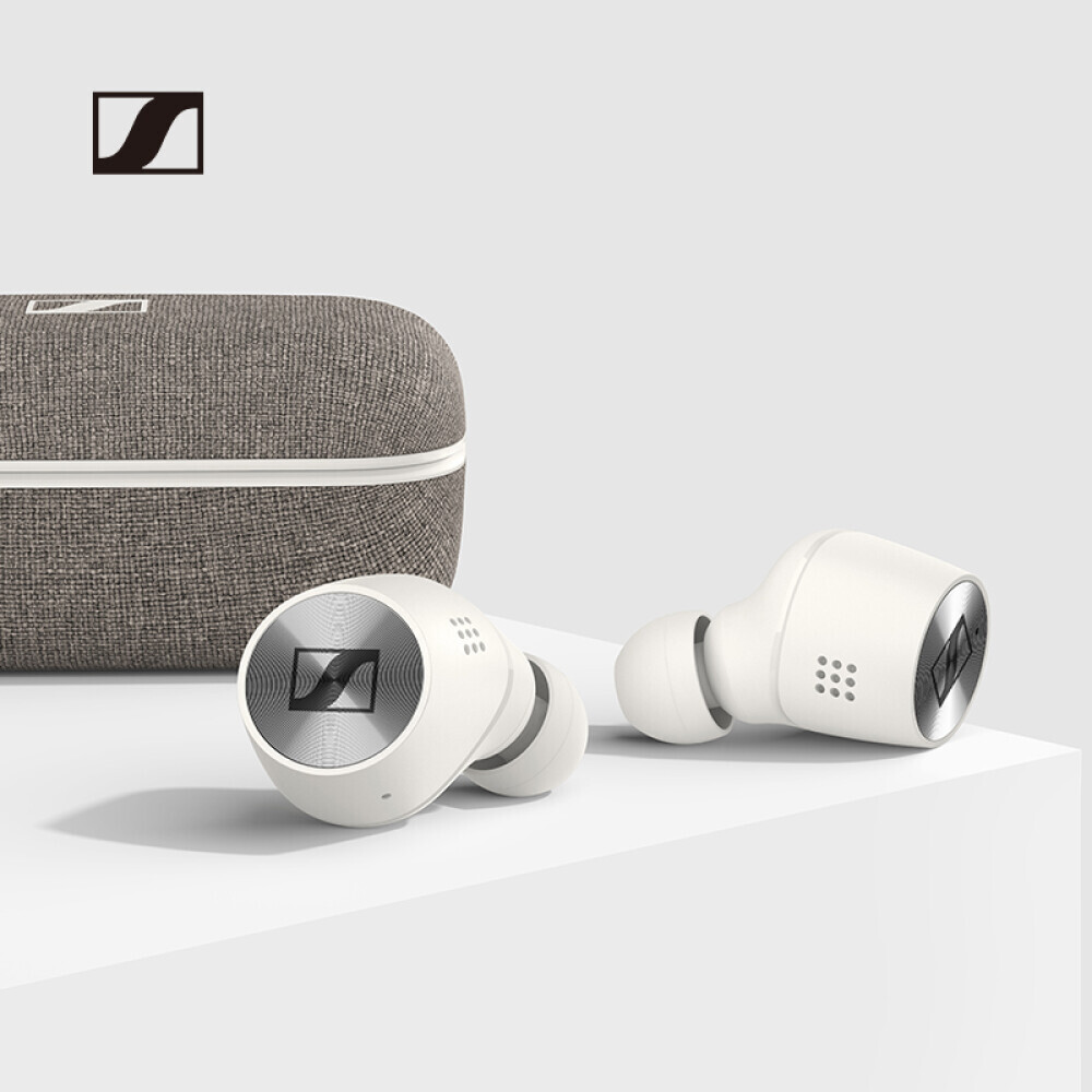 

Bluetooth-гарнитура музыкальная Sennheiser MOMENTUM True с активным шумоподавлением, белый
