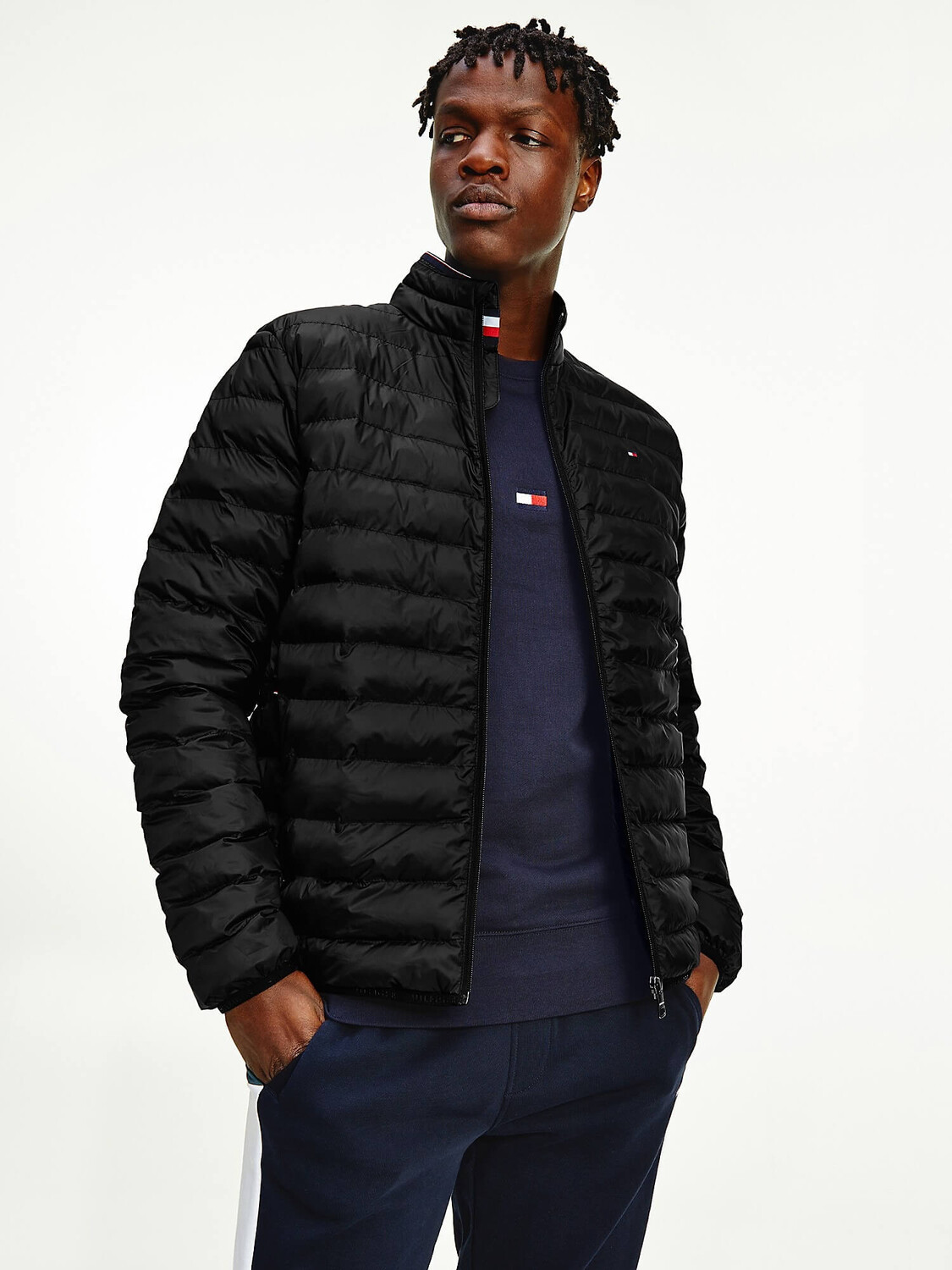

Пуховик Tommy Hilfiger Recycled Packable, черный
