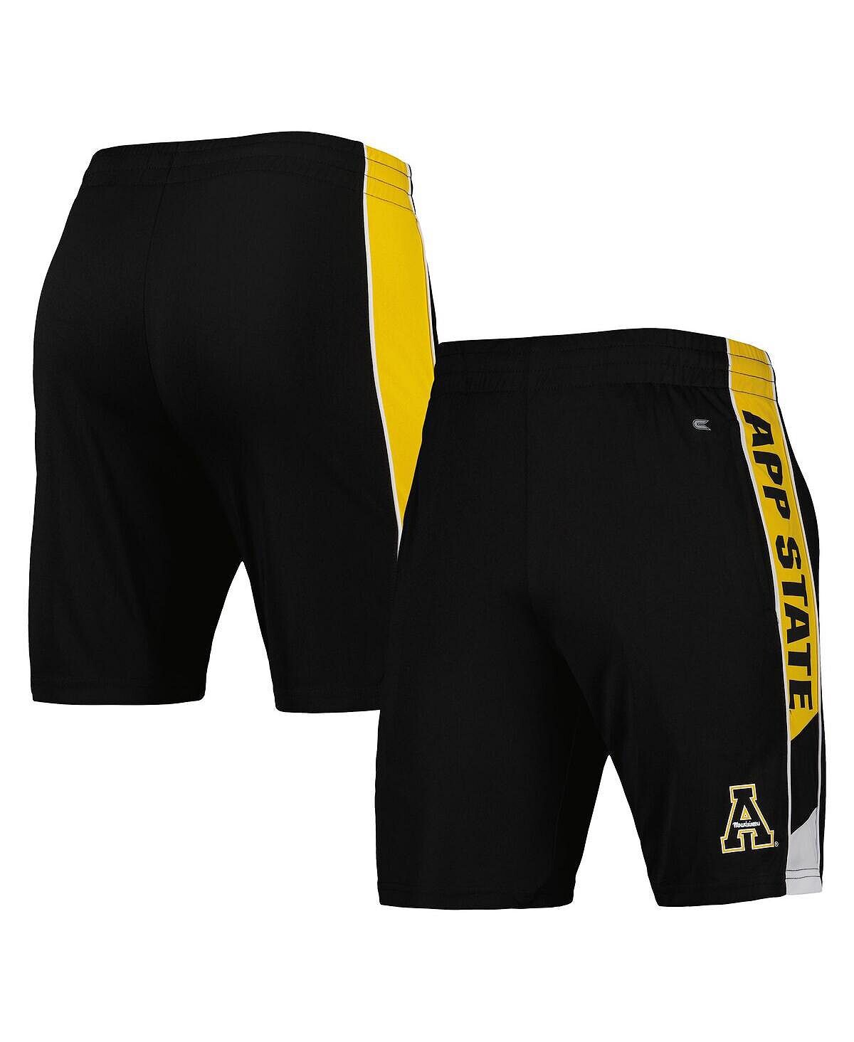 

Мужские черные шорты appalachian state mountaineers pool time Colosseum, черный