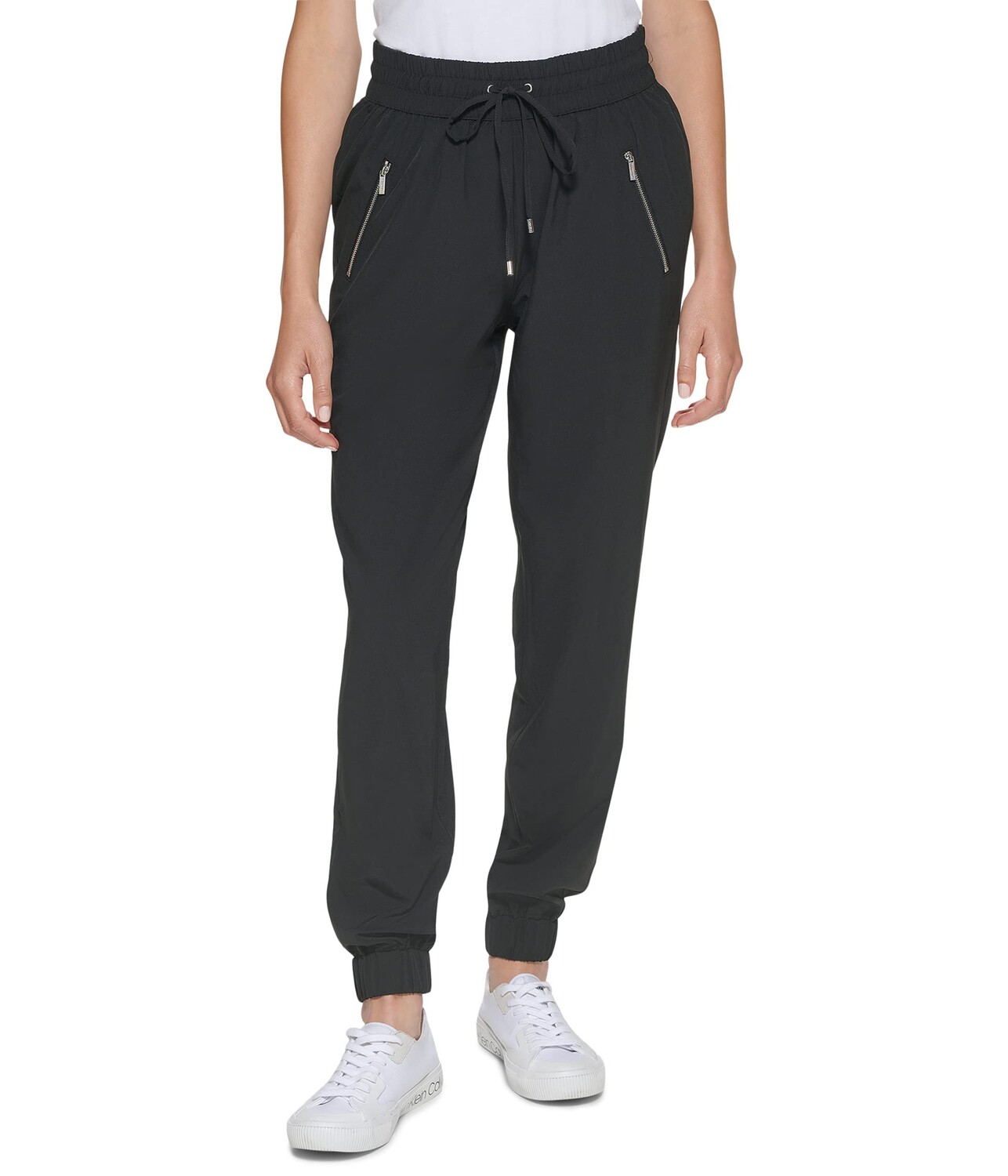 

Джогггеры Calvin Klein, Drawstring Joggers with Zip Detail