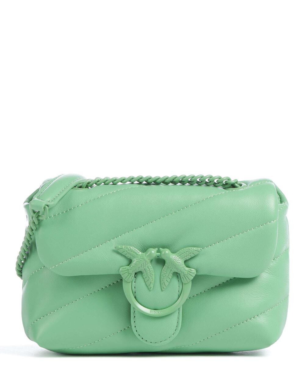 

Сумка на плечо Love Puff Baby из овчины Pinko, зеленый