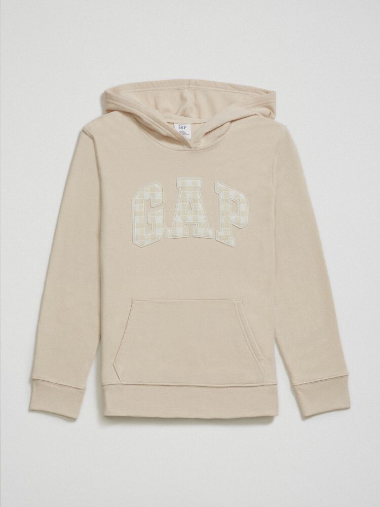 

Толстовка с логотипом и капюшоном Gap, бежевый