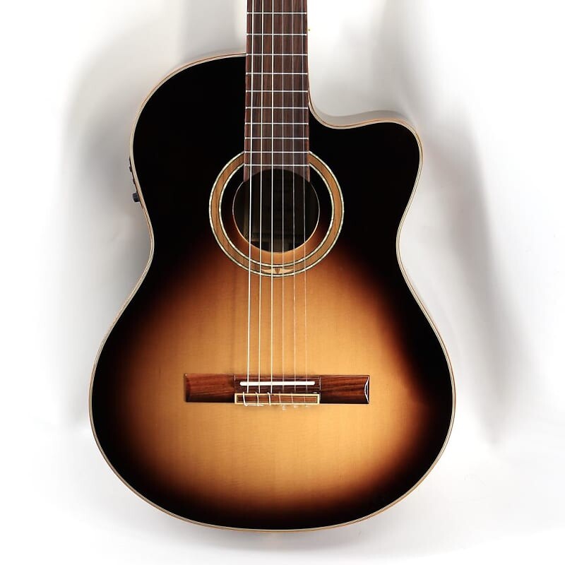 

Акустическая гитара Ortega RCE158SN-TSB - Solid Top Acoustic/Electric Nylon String Guitar - Performer Series - w/ Bag