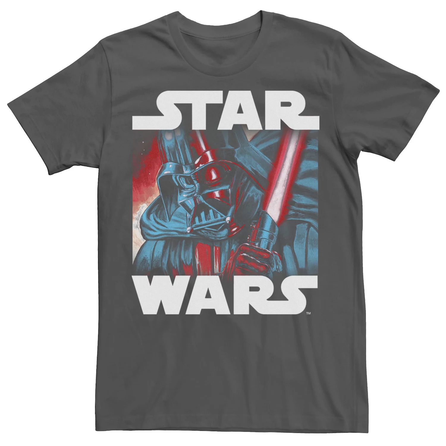 Мужская футболка с персональным рисунком и изображением Дарта Вейдера «Звездные войны» Licensed Character
