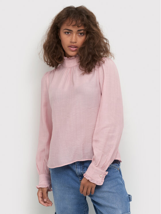 Блузка прямого кроя Cream, розовый легкая блузка прямого кроя b62001 синий 44