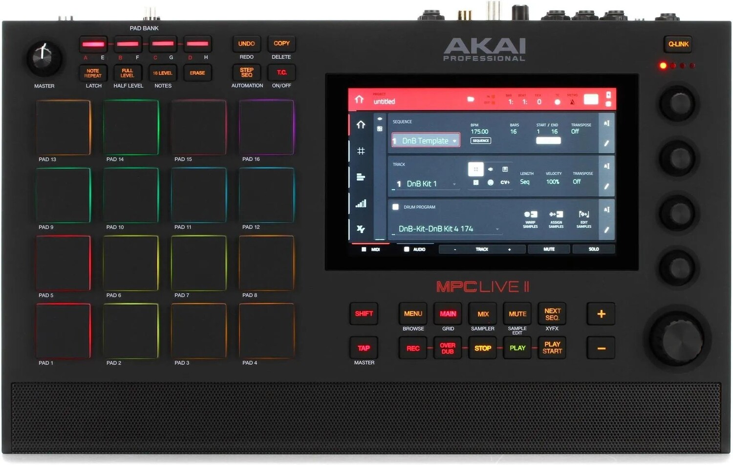 

Автономный семплер и секвенсор Akai Professional MPC Live II