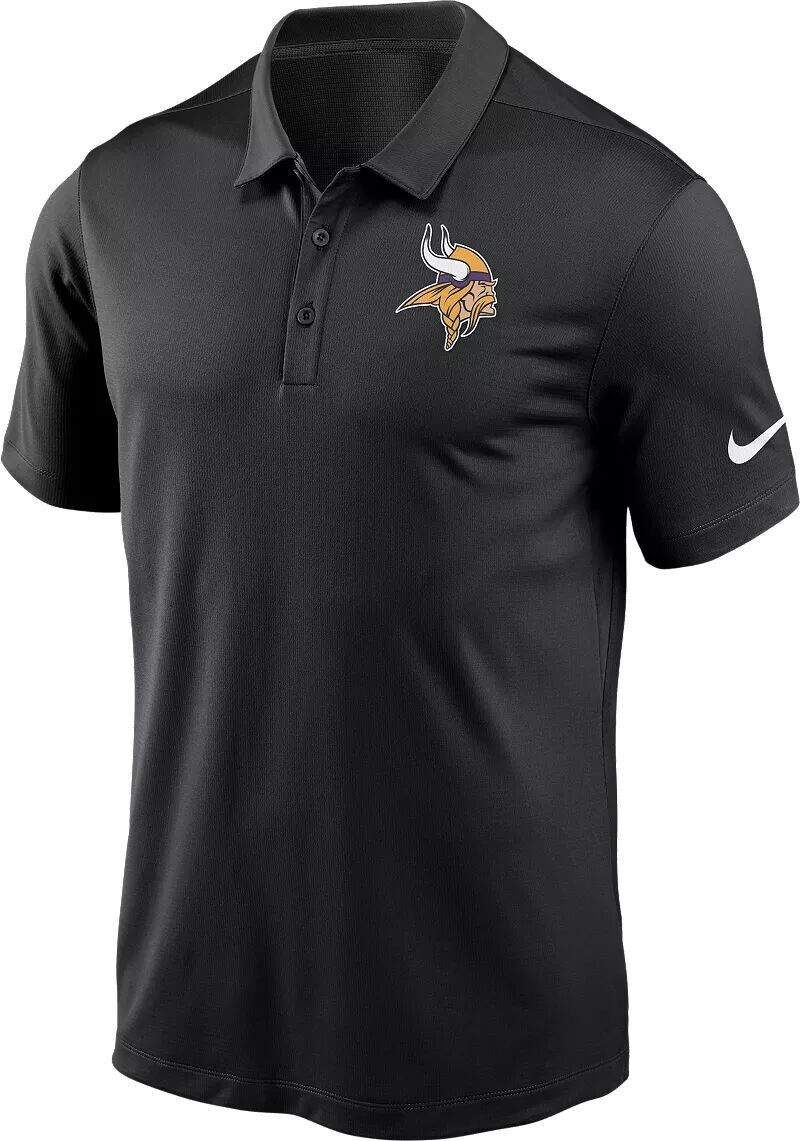 

Черная мужская футболка-поло Nike Minnesota Vikings Franchise