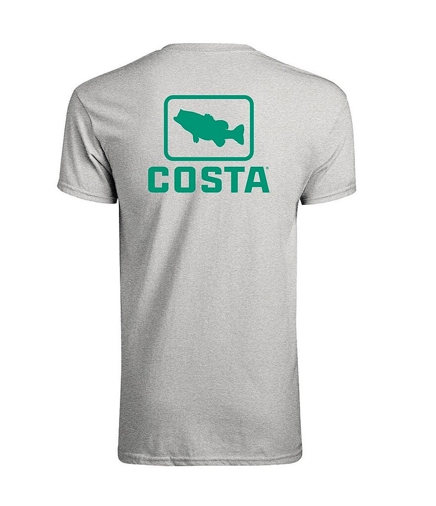 

Футболка с короткими рукавами и рисунком Costa Emblem Bass, серый