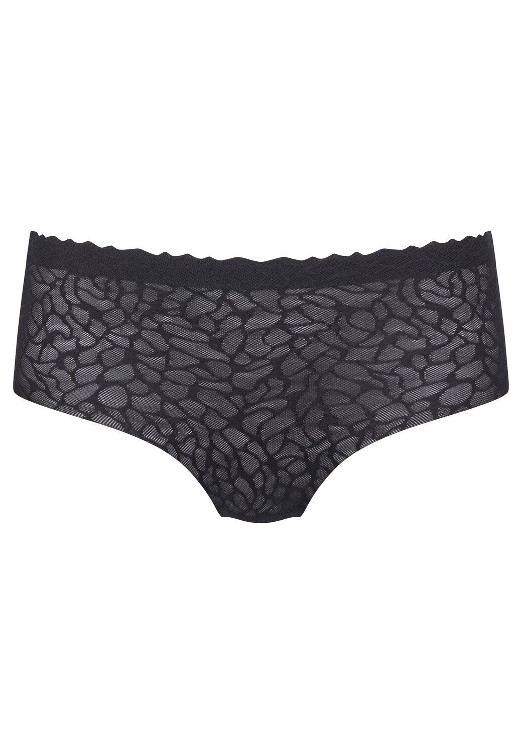 Трусы Sloggi Hipster Zero Feel Lace 2.0, черный трусы шорты zero feel lace xl бежевый