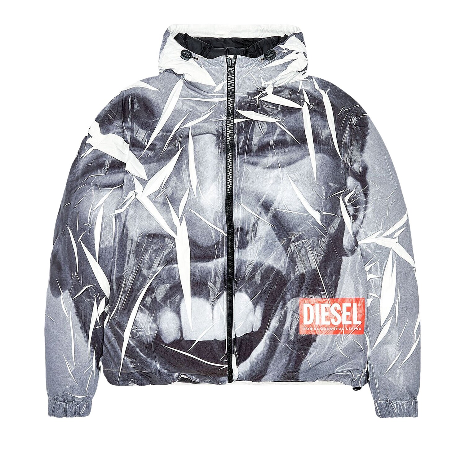 

Пуховик Diesel J-Thoot с капюшоном, цвет Deep Black
