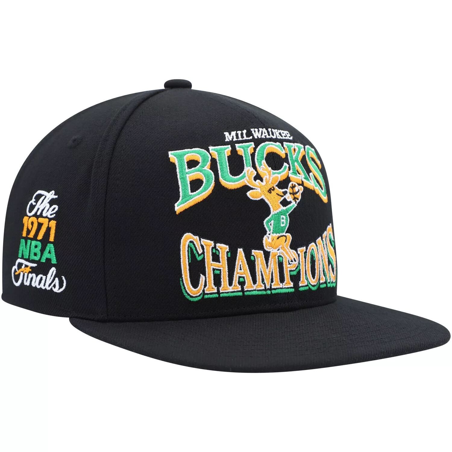 

Мужская кепка Mitchell & Ness Black Milwaukee Bucks Hardwood Classics SOUL Champions Era Diamond Snapback Hat