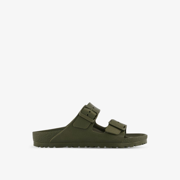 

Сандалии arizona из искусственной кожи с двумя ремешками Birkenstock, хаки