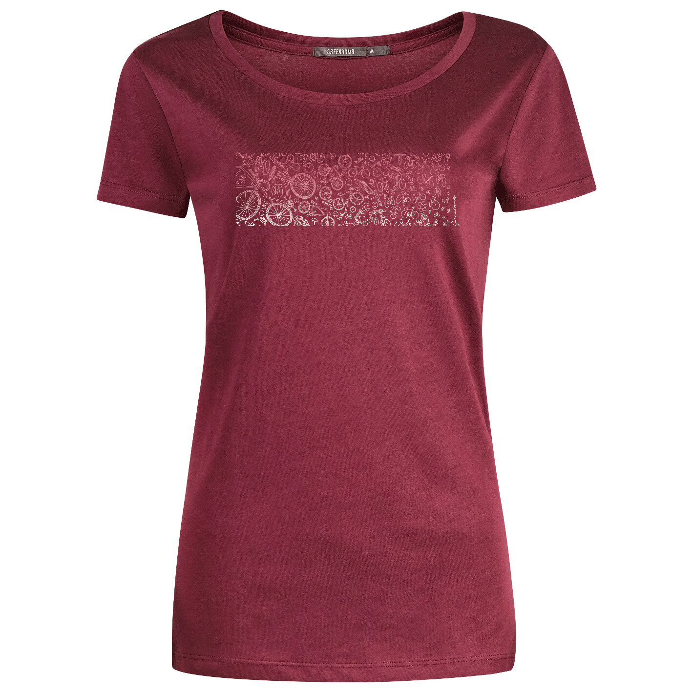 

Футболка Greenbomb Bike Lucky Loves T-Shirt Cotton, цвет Velvet Rain