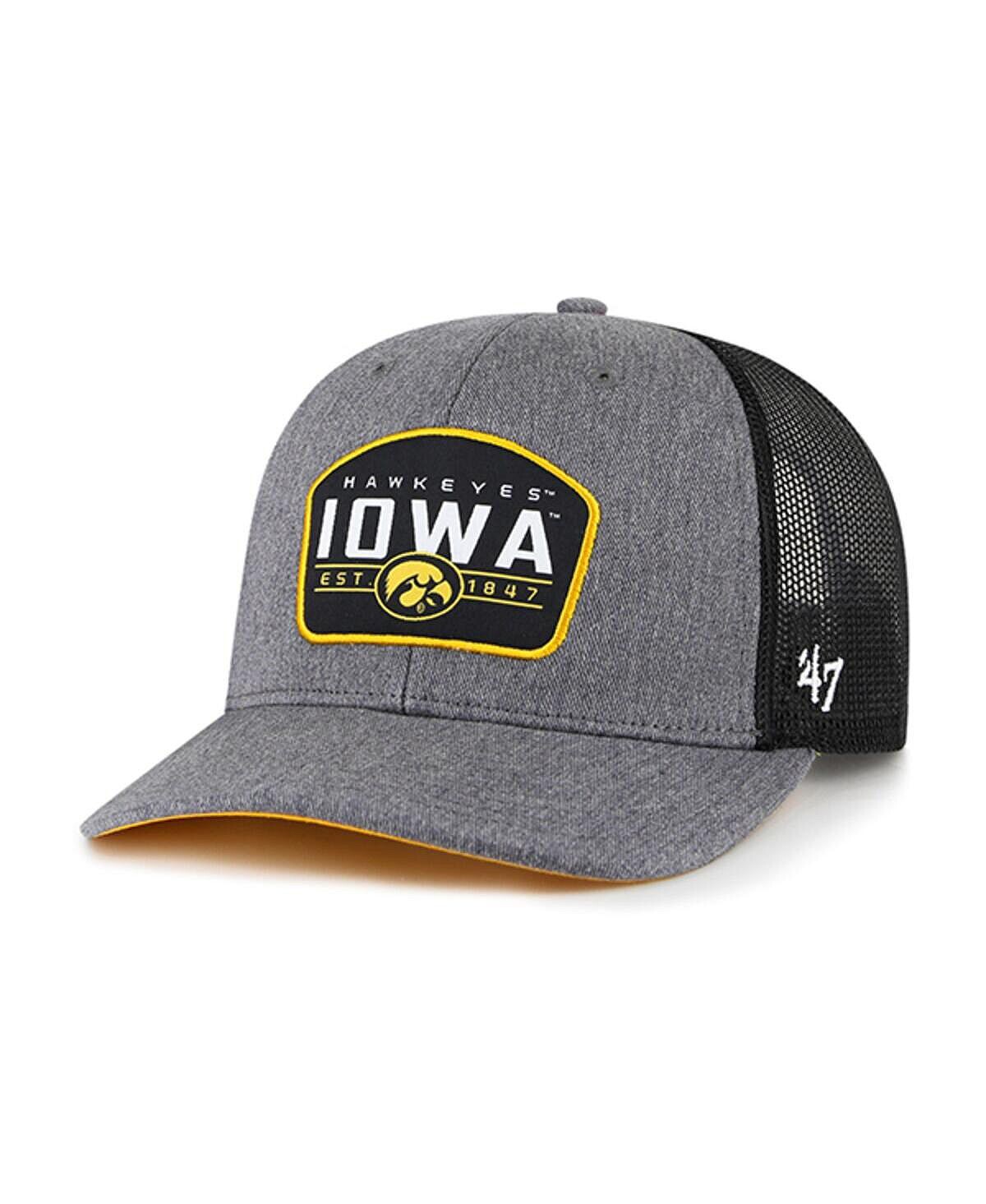 

Мужская темно-серая кепка Iowa Hawkeyes Slate Trucker Snapback '47 Brand