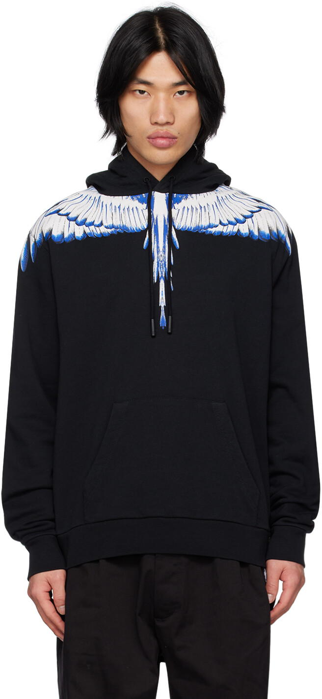 

Толстовка с капюшоном Black Icon Wings Marcelo Burlon County of Milan