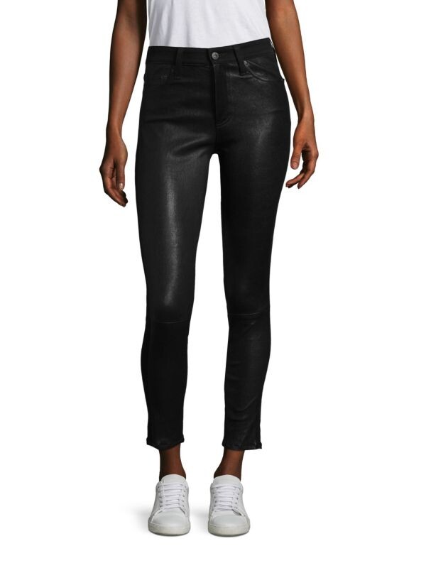 

Эластичные джинсы до щиколотки farrah со средней посадкой AG Jeans Black