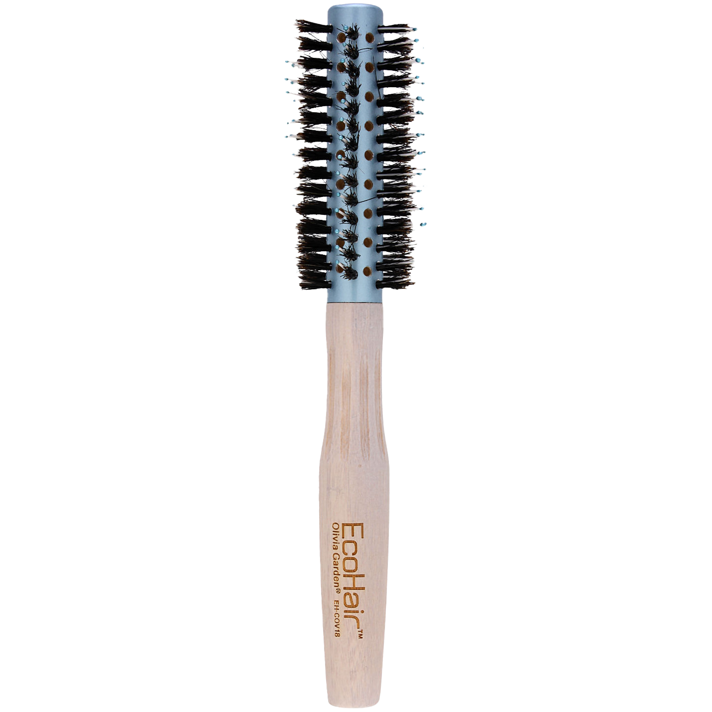 цена Olivia Garden Ecohair Comb комбинированная кисть для моделирования, 18 мм, 1 шт.