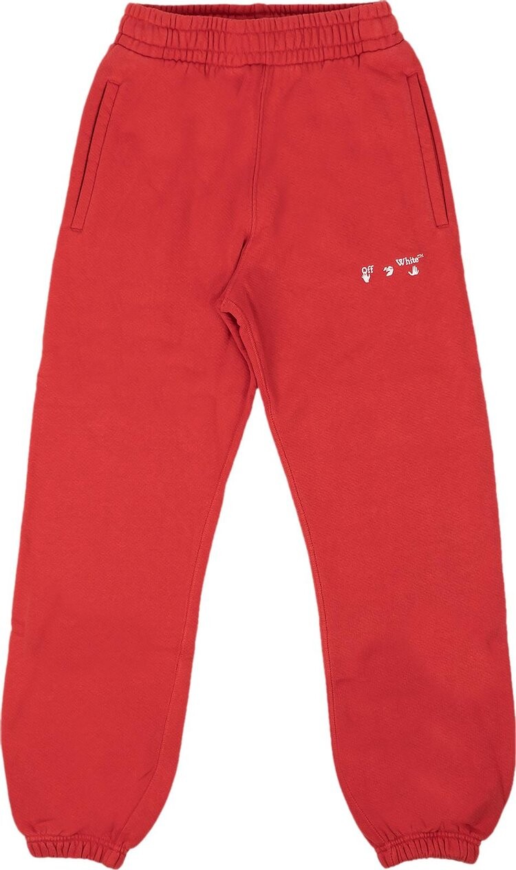 

Спортивные брюки Off-White Logo Diag Jogger Sweatpants 'Red', красный