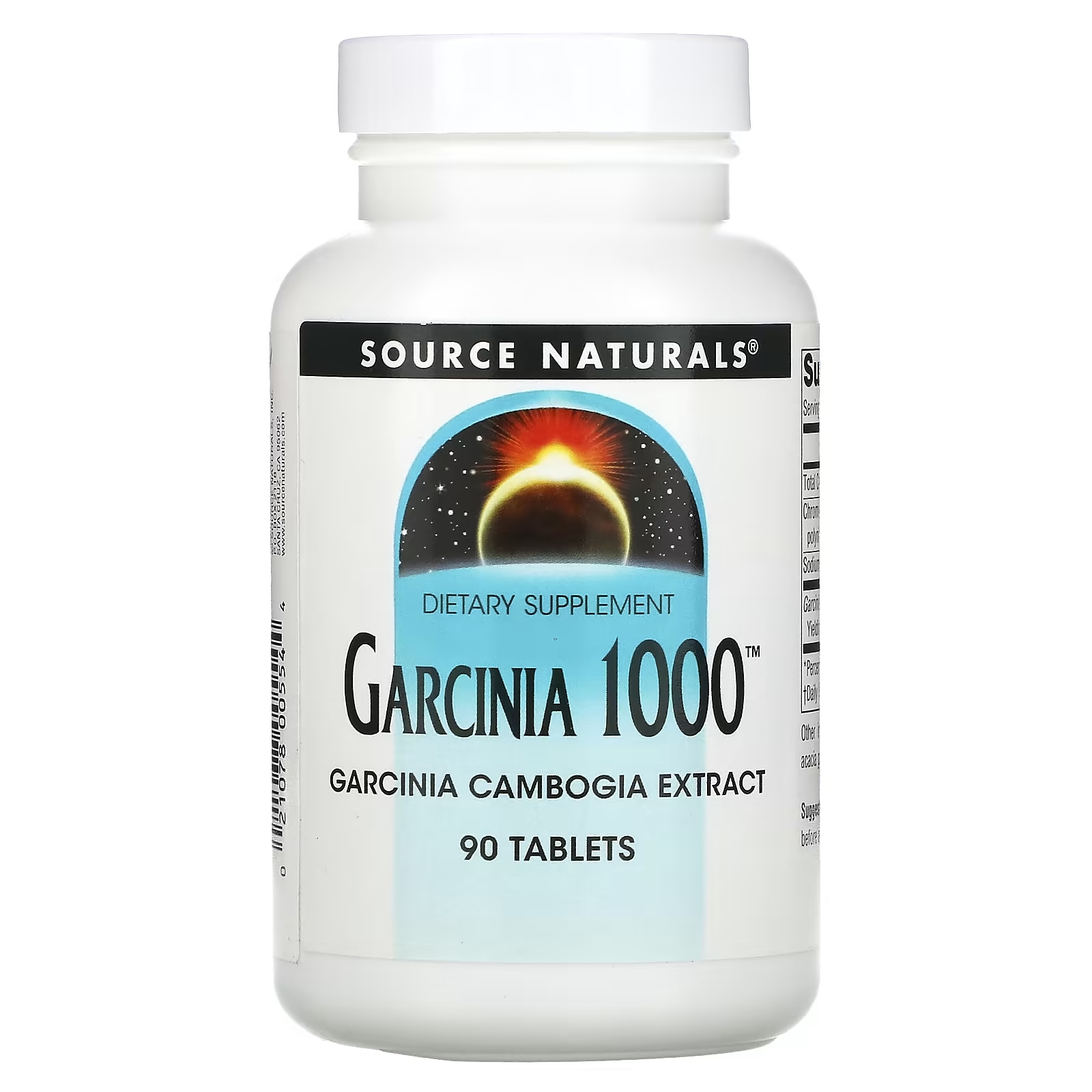 цена Source Naturals Гарциния 1000 Garcinia 1000, 90 таблеток