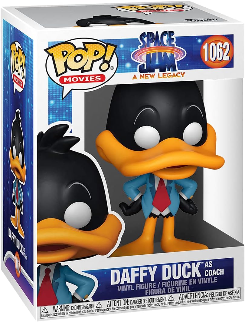 Фигурка Funko POP!: Space Jam, A New Legacy - Daffy Duck as Coach фигурка funko space jam a new legacy pop movies the brow