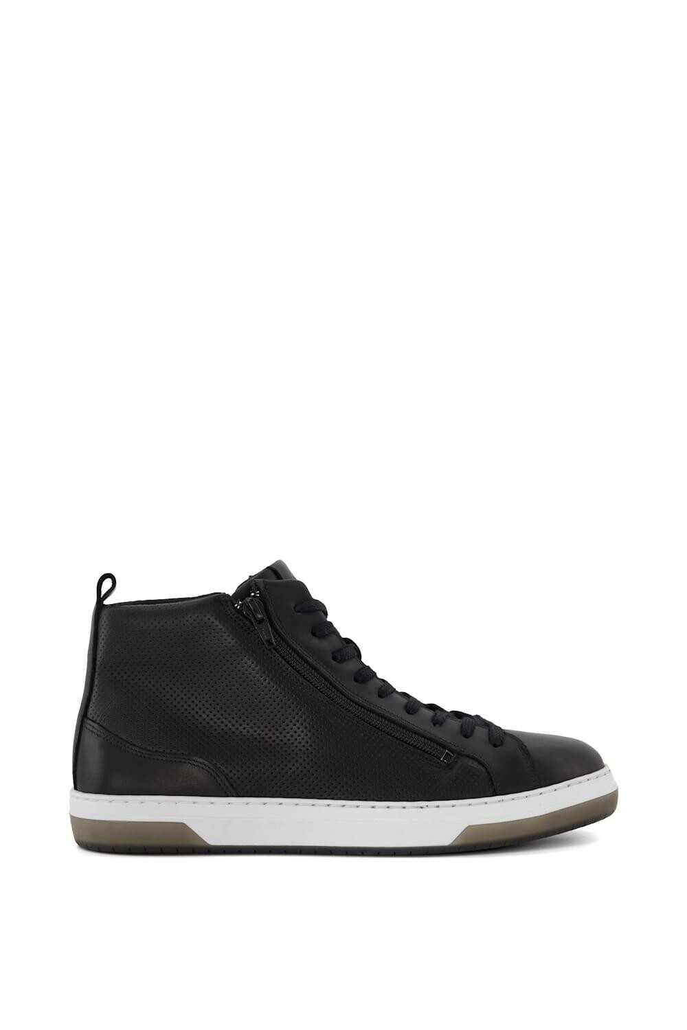 

Высокие кроссовки 'Suiter' Leather Hi Tops Dune London, черный