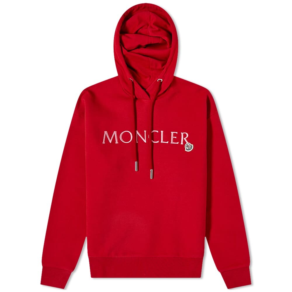 

Толстовка Moncler Hoodie With Large Logo, Красный