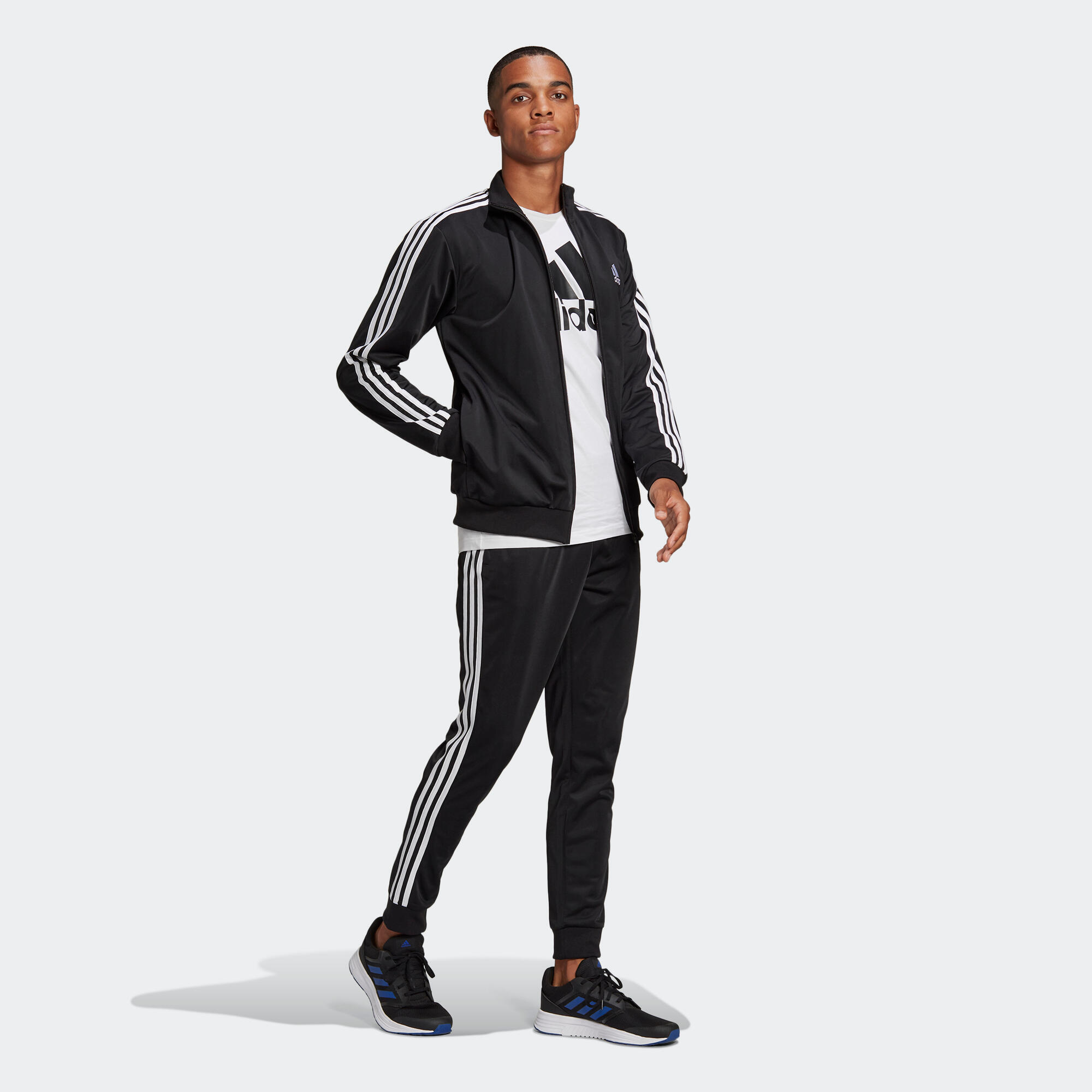 Спортивный костюм Adidas Fitness, черный – купить с доставкой из-за рубежа через платформу «CDEK.Shopping»